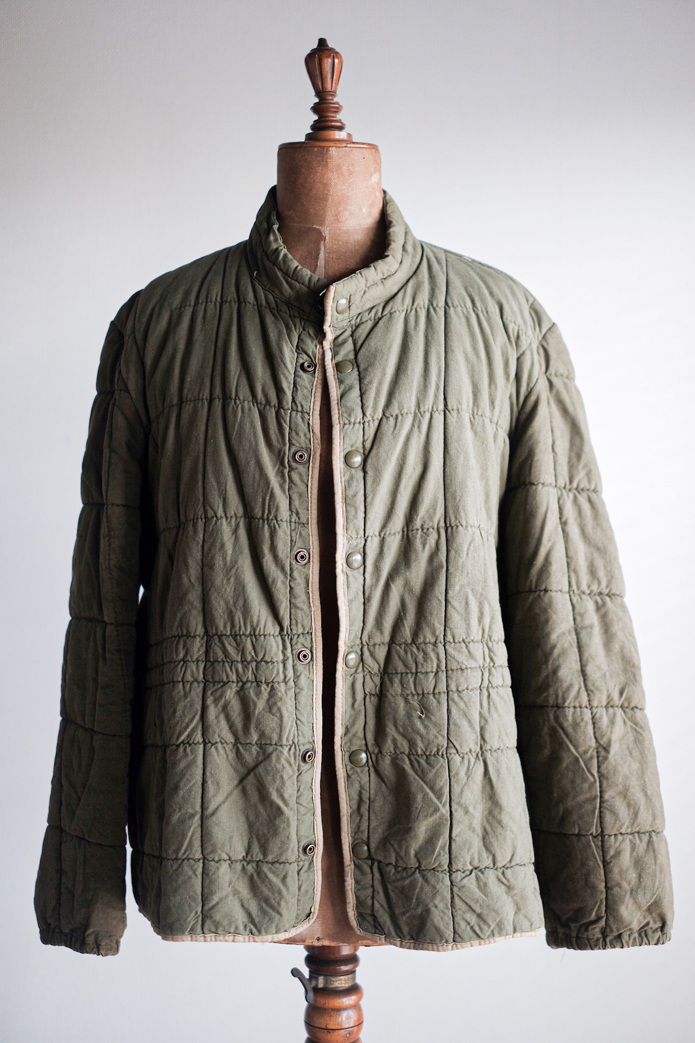 ［~50's］French Army Quilted Liner Jacket Size.6