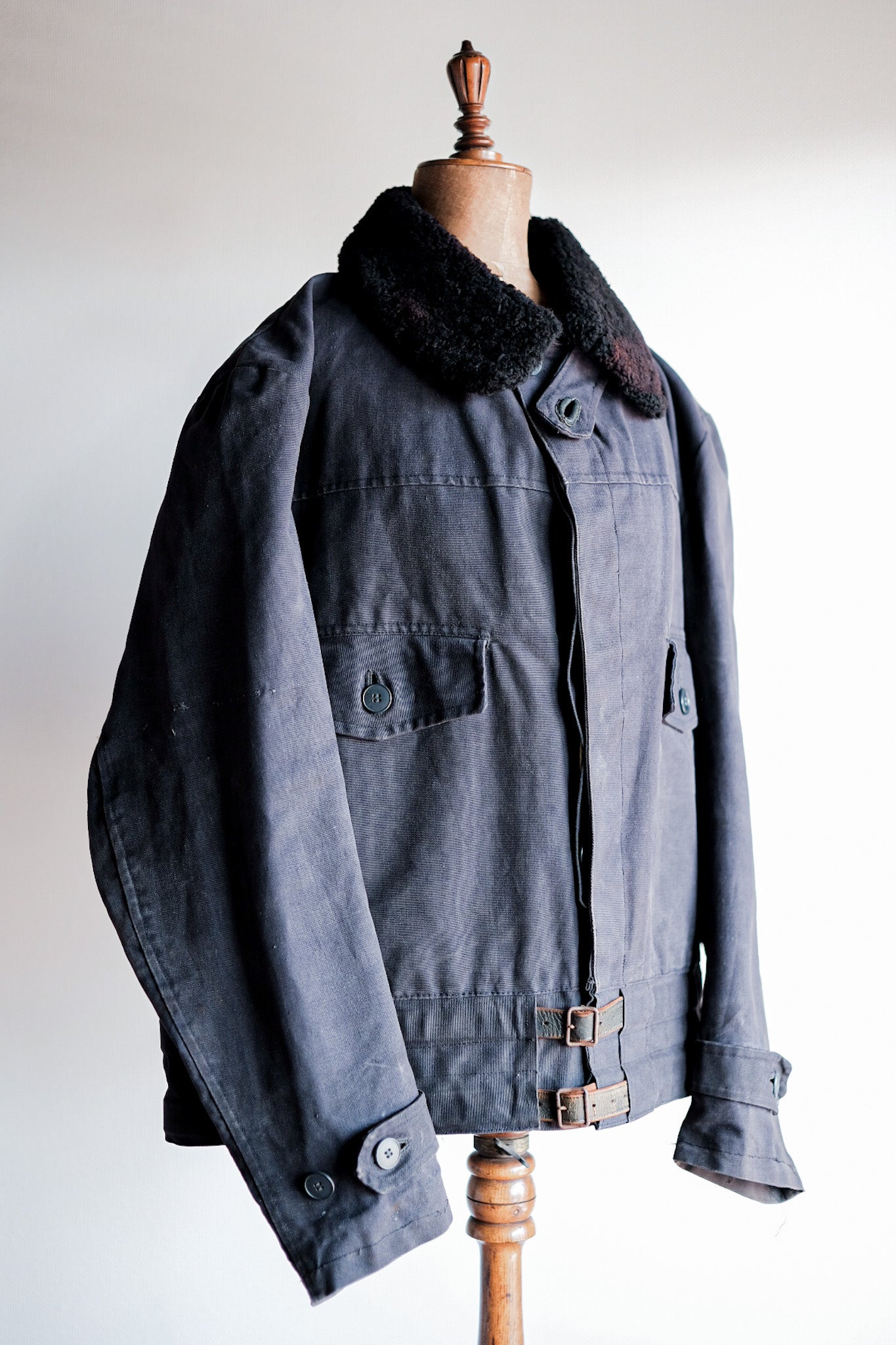 ［~50’s］Swedish Army Motorcycle Jacket “Black Color”