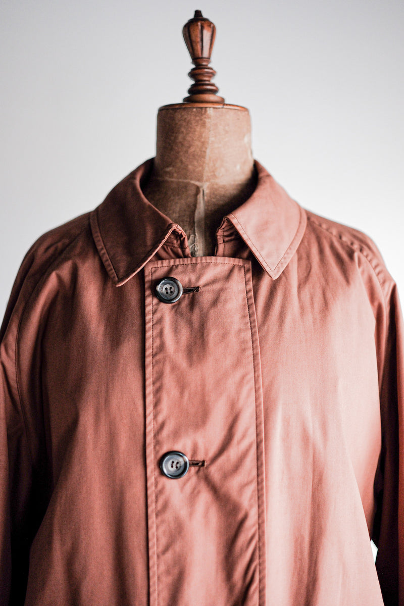 【~80's】Vintage Aquascutum Single Raglan Soutien Collar Coat
