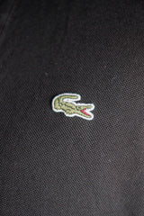 [~ 80's] Chemise Lacoste S/S Polo Size.5 "Black"