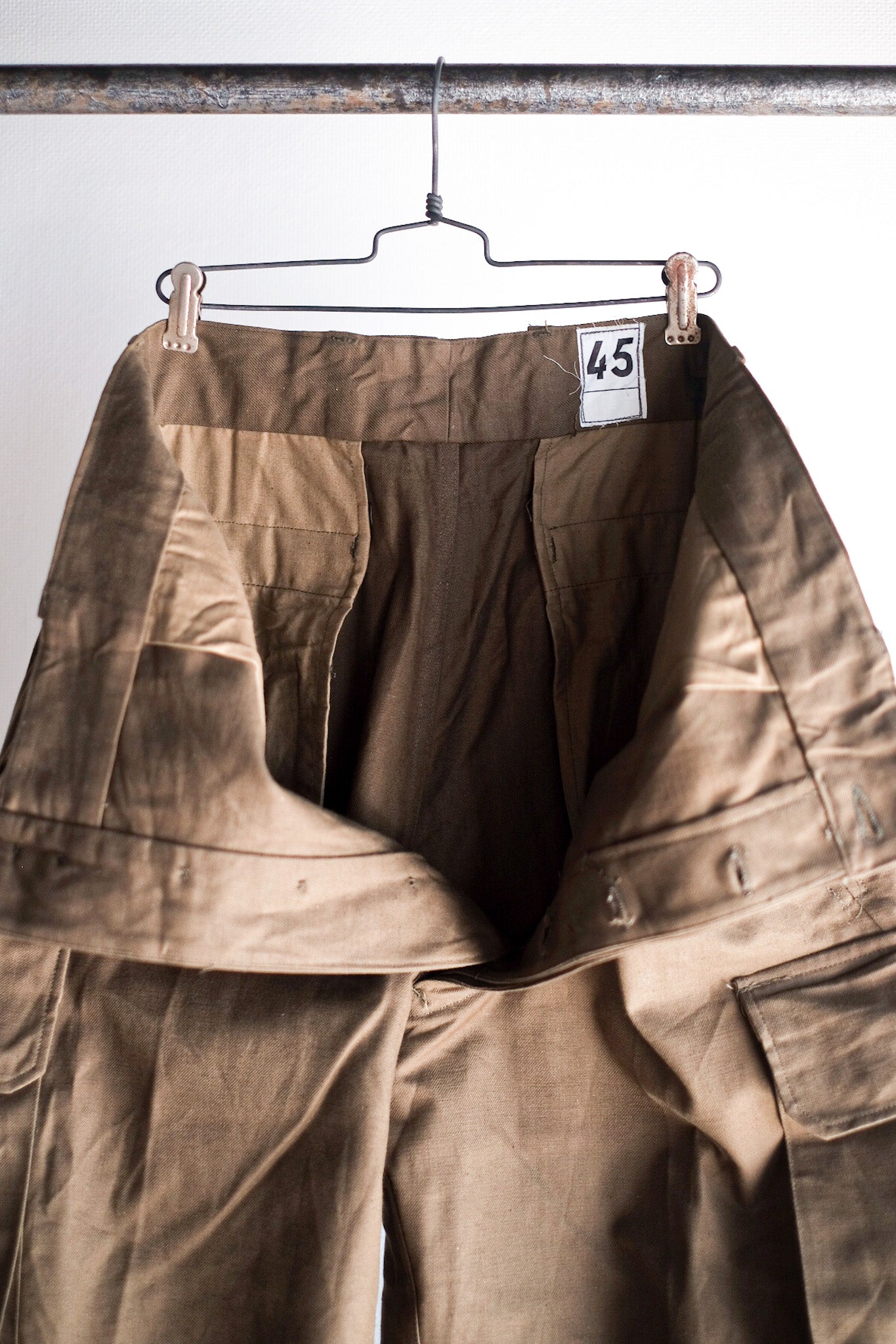 ［~50's］French Army M47 Field Trousers Size.45 "Dead Stock"