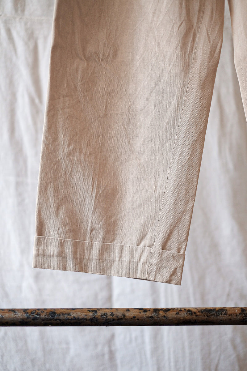 [~ 50's] French Vintage Chino Work Pants "Adolphe Lafont"