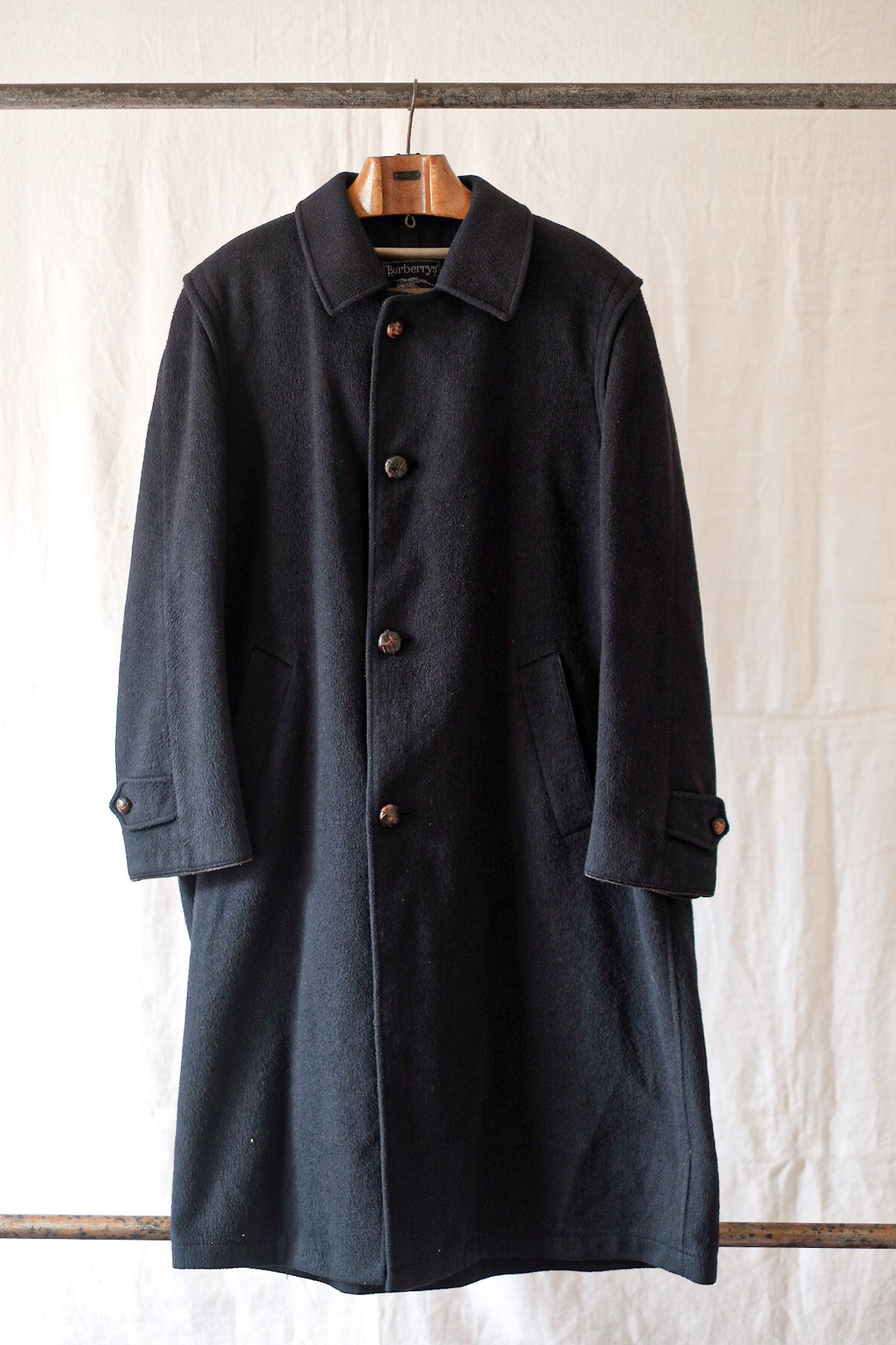 80 s Vintage Burberry s Loden Coat