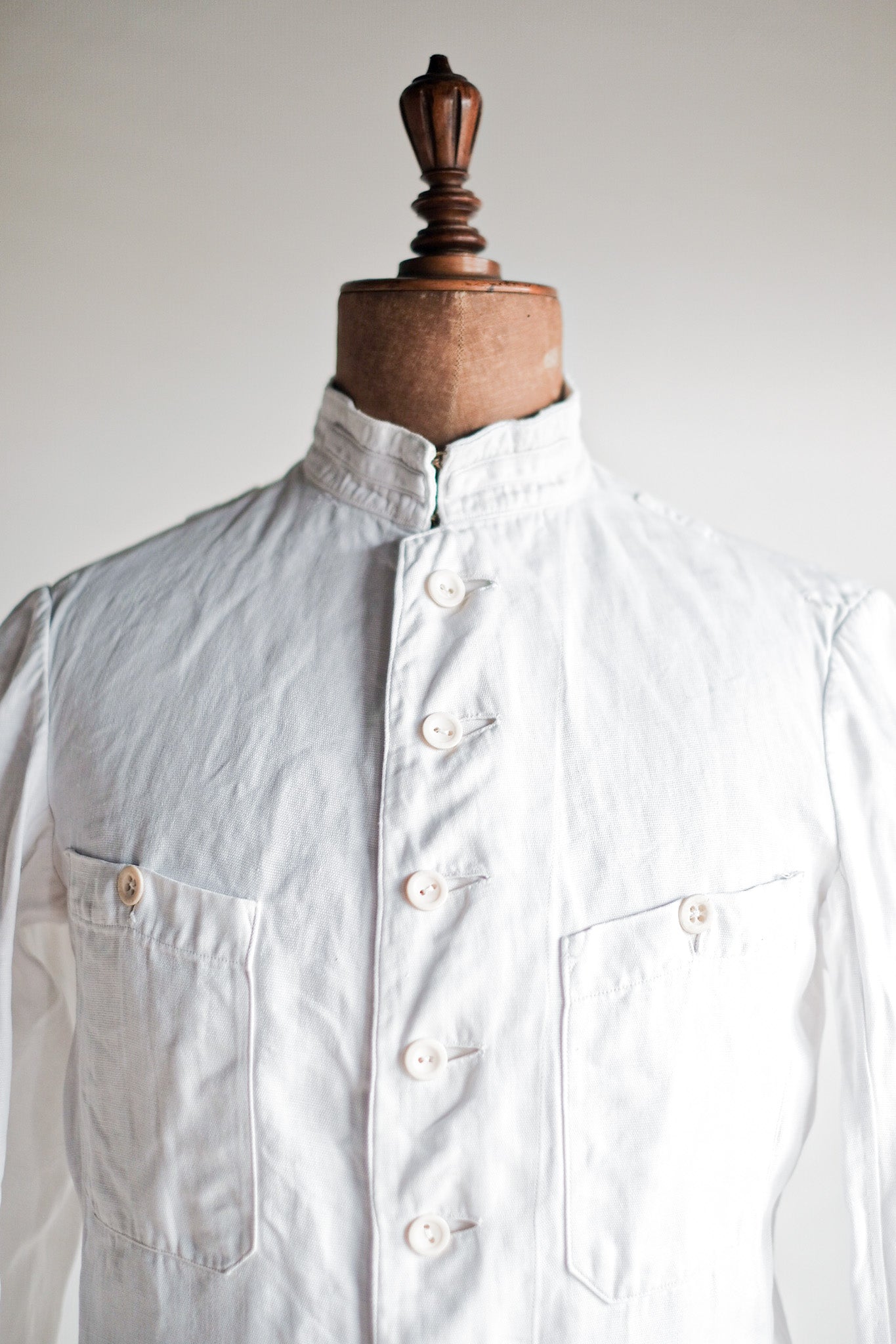 [~ 20's] French Army Cotton Linen Colonial Jacket