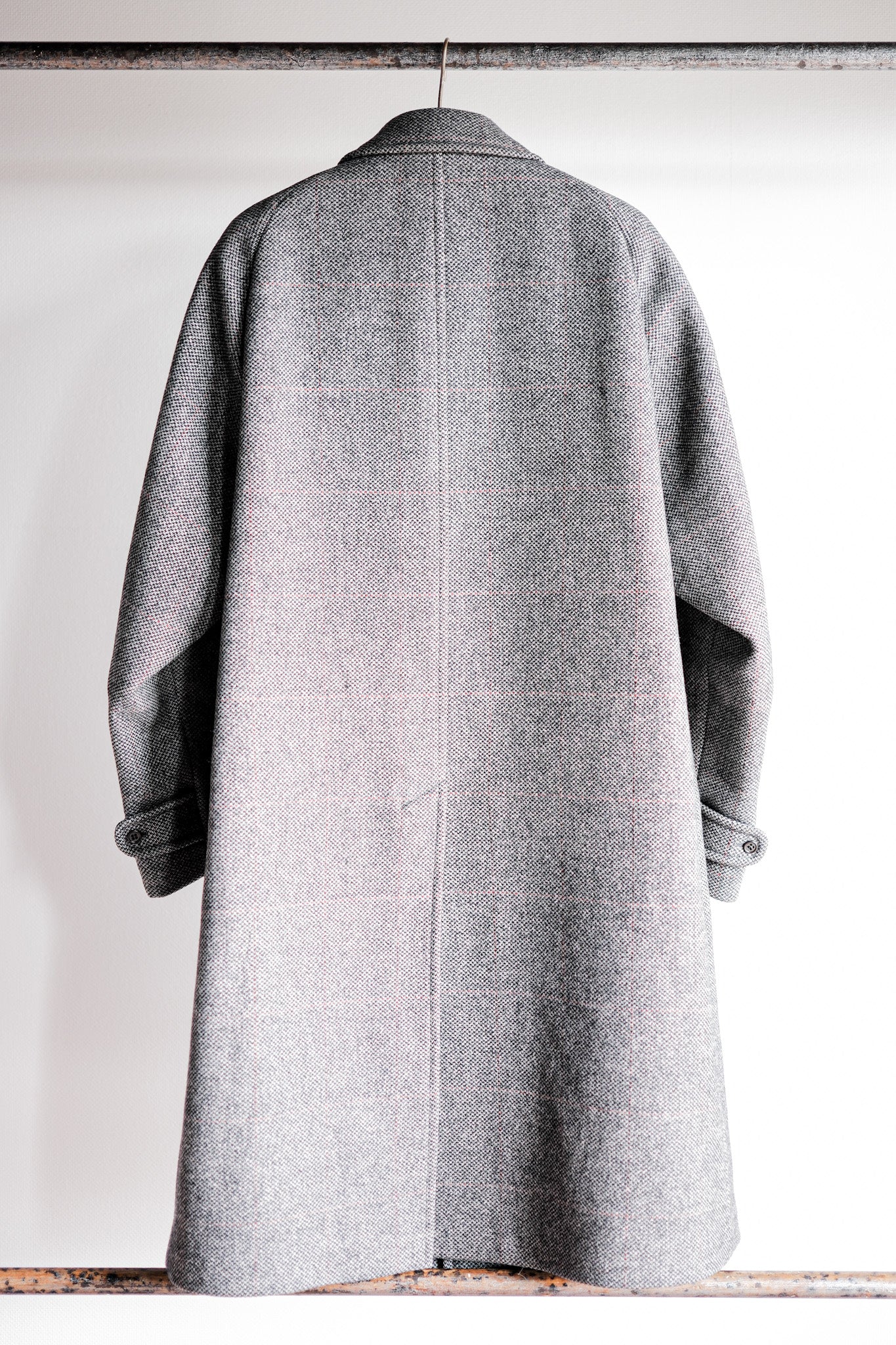 70's] Vintage Aquascutum Single Raglan Balmacaan Coat 