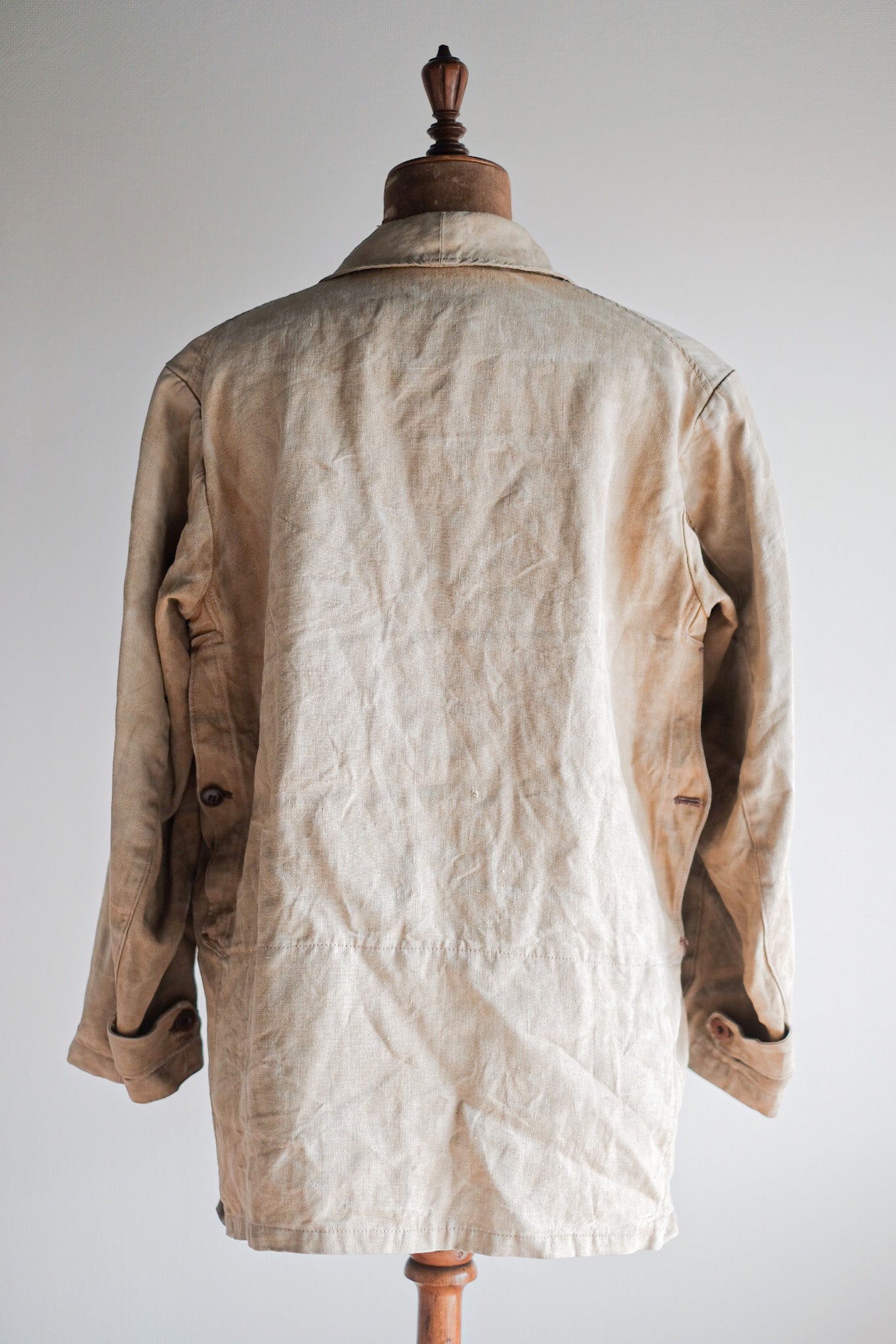 ［~30's］French Vintage Linen Hunting Jacket