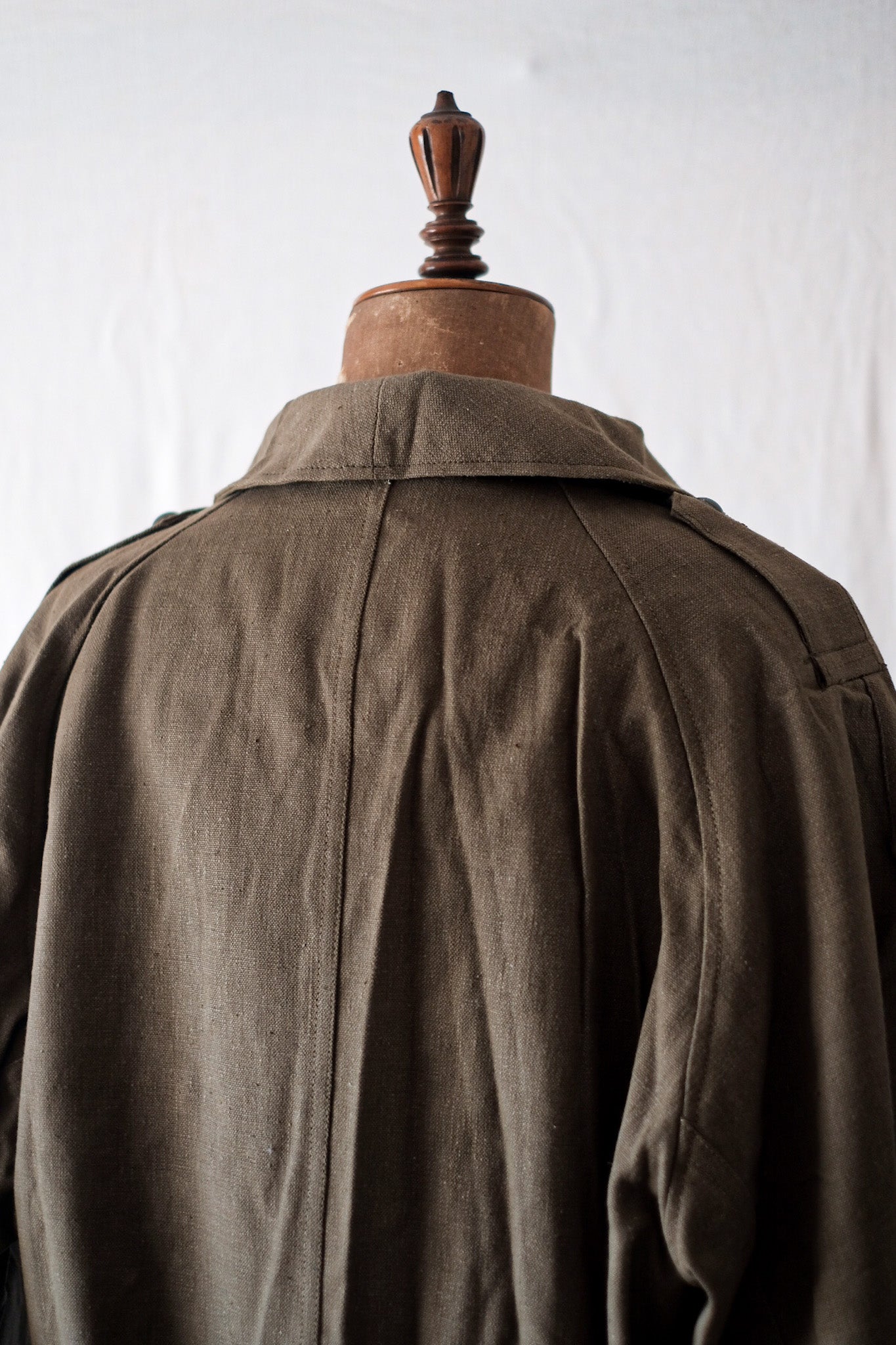 [~ 50's] French Army M35 Motorcycle Coat Size.2 "Dead Stock"