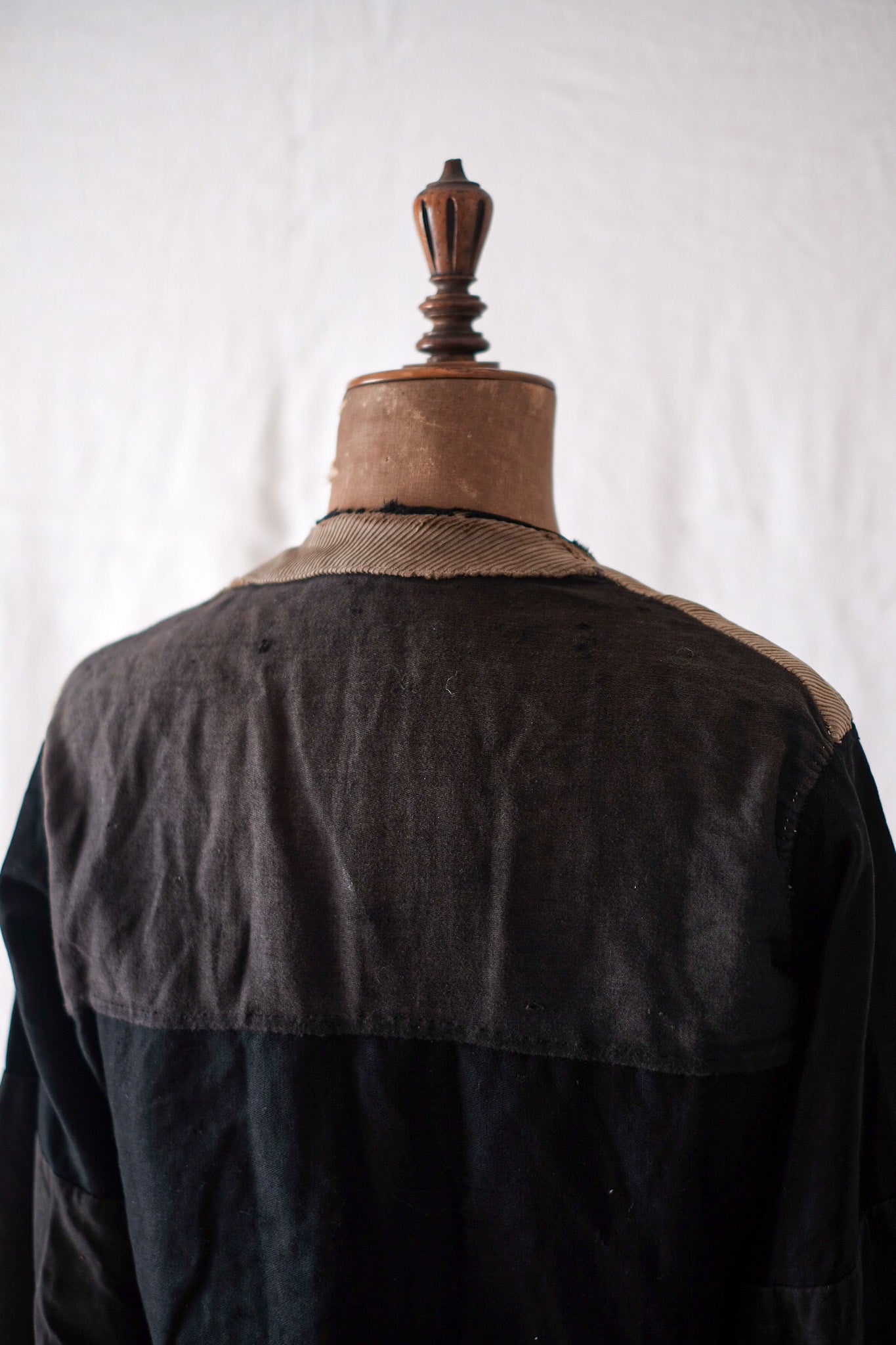 30's] French Vintage Brown Corduroy Gilet Jacket