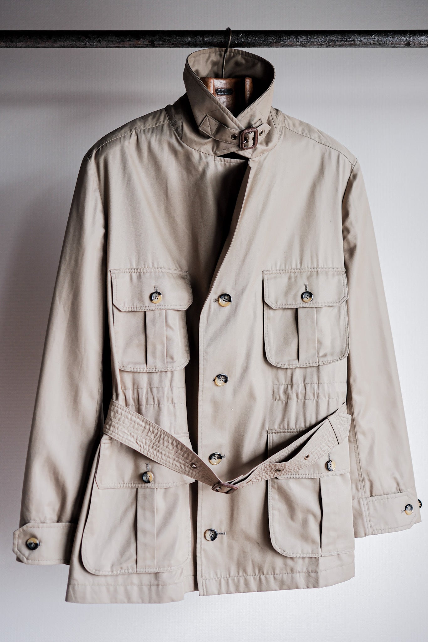 ［~00’s］Grenfell Safari Style Jacket With Chin Strap