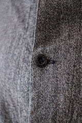 【~40's】French Vintage Black Chambray Work Coat