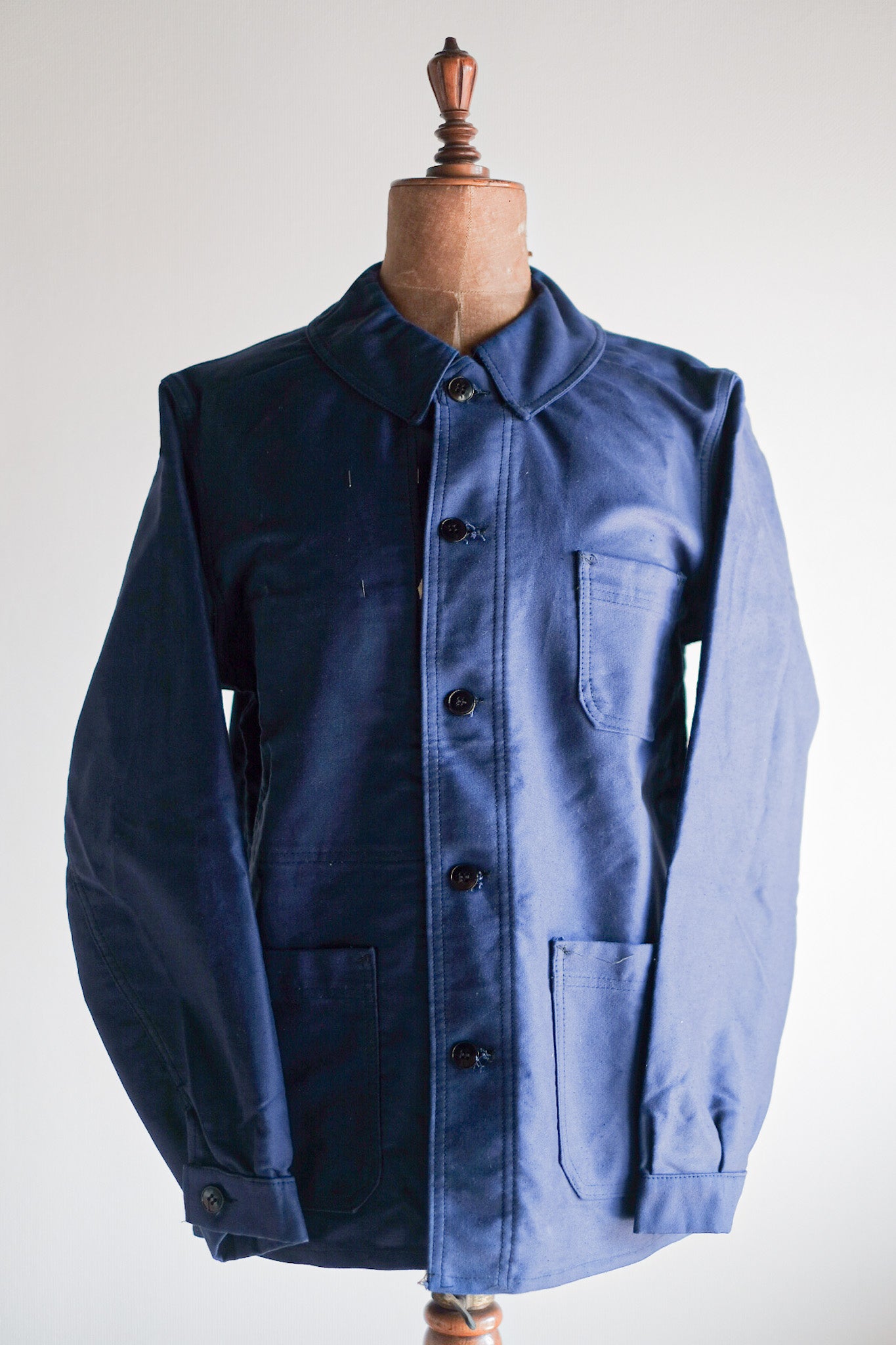 ［~50's］French Vintage Blue Moleskin Work Jacket "Dead Stock"