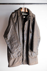 [~ 80's] Vintage Barbour "Solway Zipper" พร้อม Hood 2 Crest Size.40