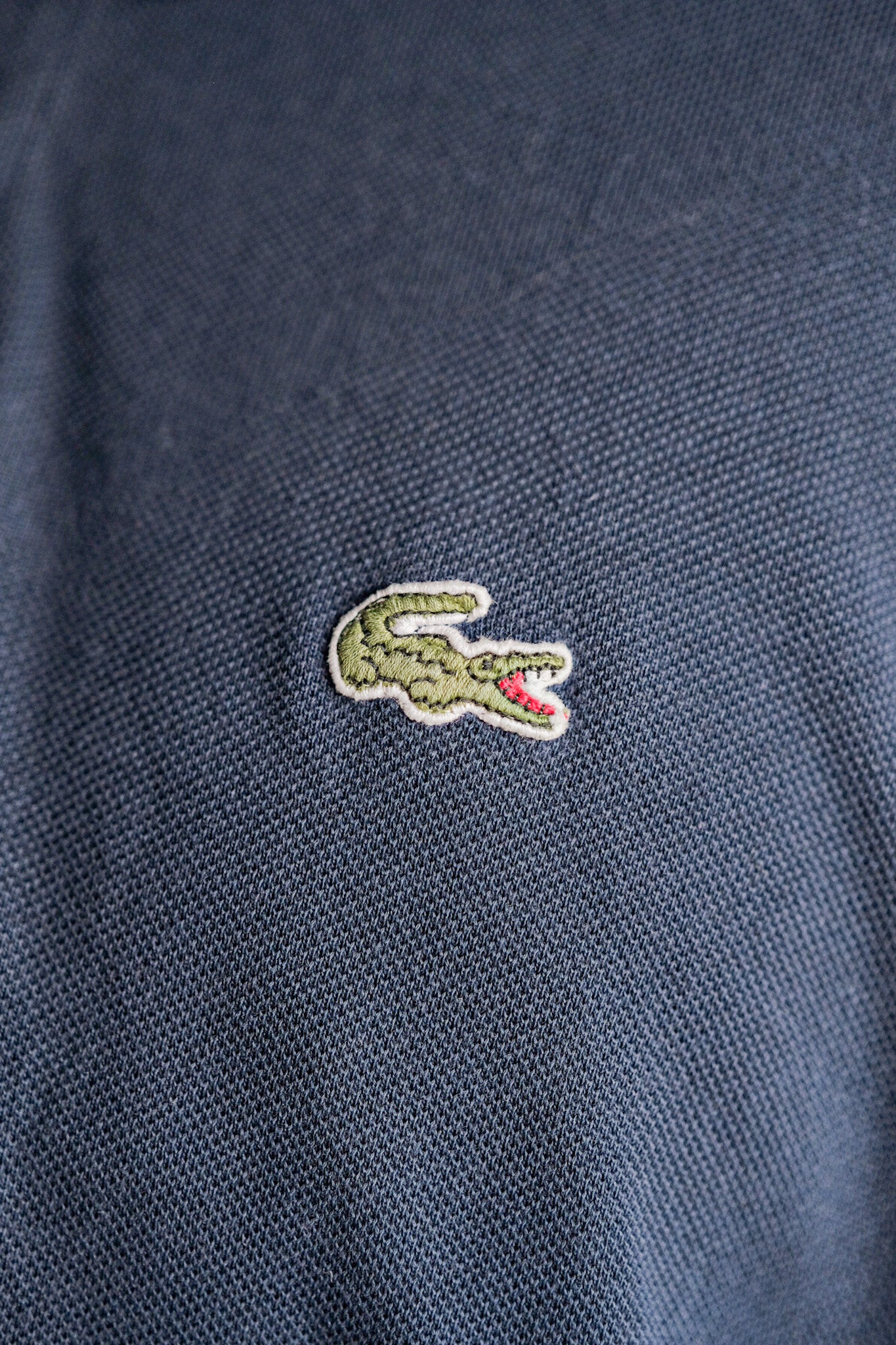 ［~80's］CHEMISE LACOSTE L/S Polo Shirt Size.6 "Navy"