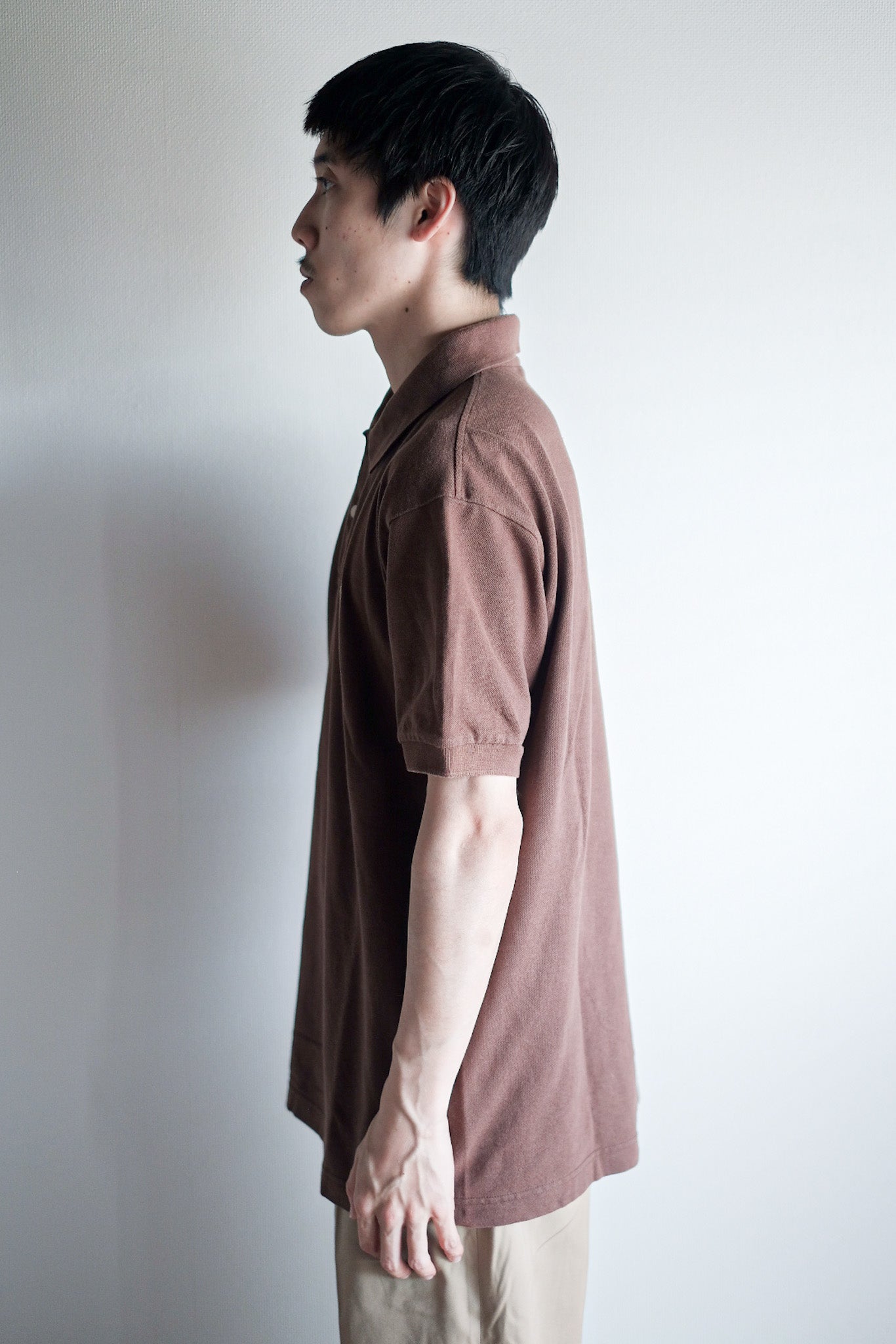 ［~80's］CHEMISE LACOSTE S/S Polo Shirt Size.6 "Brown"