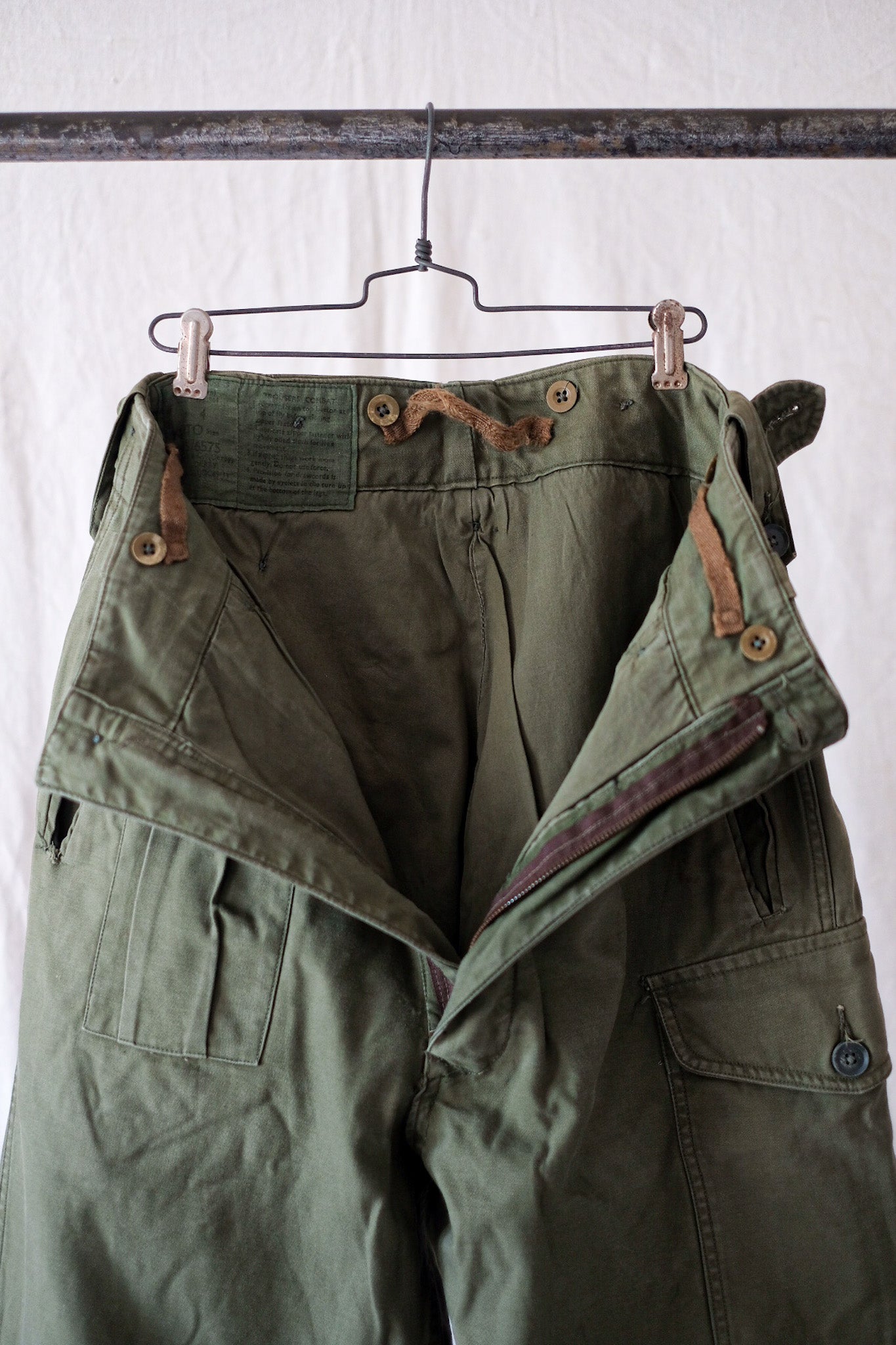 Vintage】イギリス軍 COMBAT TROUSERS 1952 1960 Pattern BRITISH ARMY 