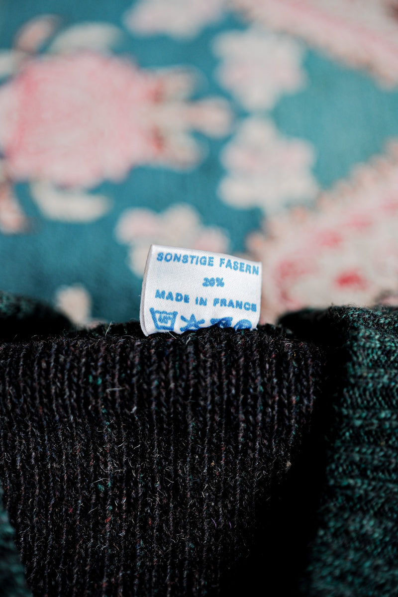 [~ 60's] เสื้อสเวตเตอร์ผ้าขนสัตว์ Vintage Vintage French Vintage "Dead Stock"
