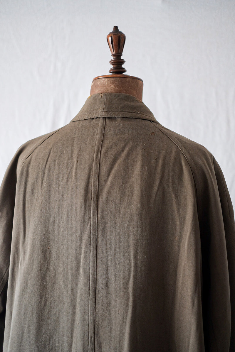 [~ 10's] เสื้อคลุมล่าสัตว์ผ้าขนสัตว์โบราณของฝรั่งเศส