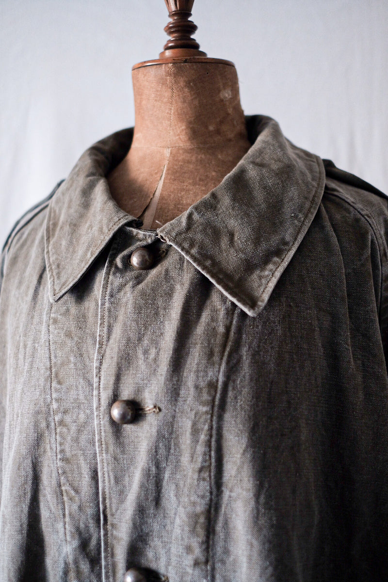[~ 50's] กองทัพฝรั่งเศส M35 เสื้อมอเตอร์ไซค์ "ผ้าลินินฝ้าย"