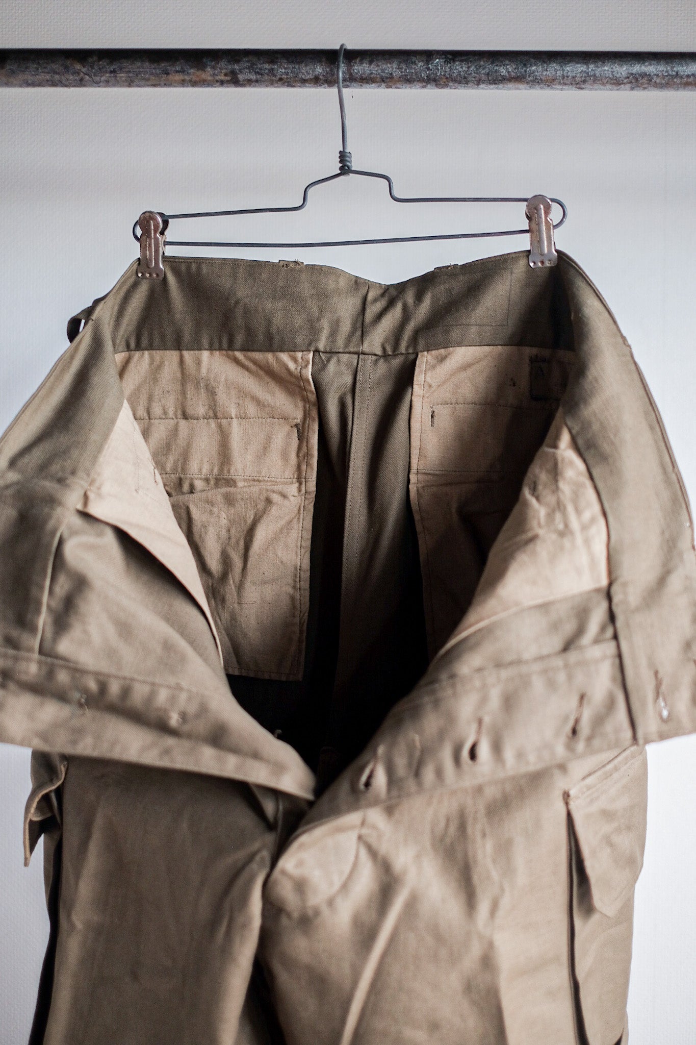 ［~50's］French Army M47 Field Trousers Size.15 "Dead Stock"