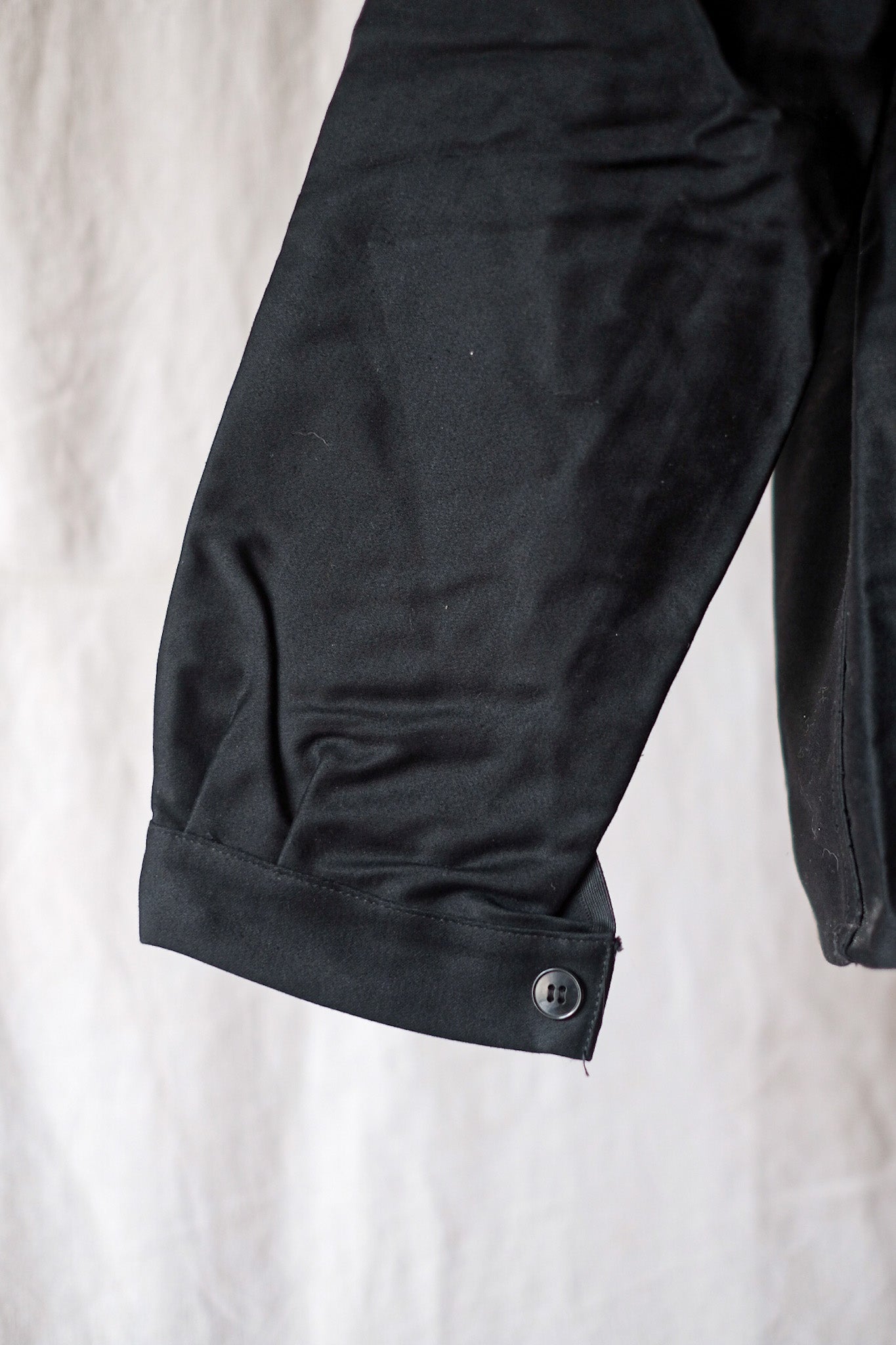 [〜50年代]法國復古黑色摩爾斯金鞋夾克“死庫存”