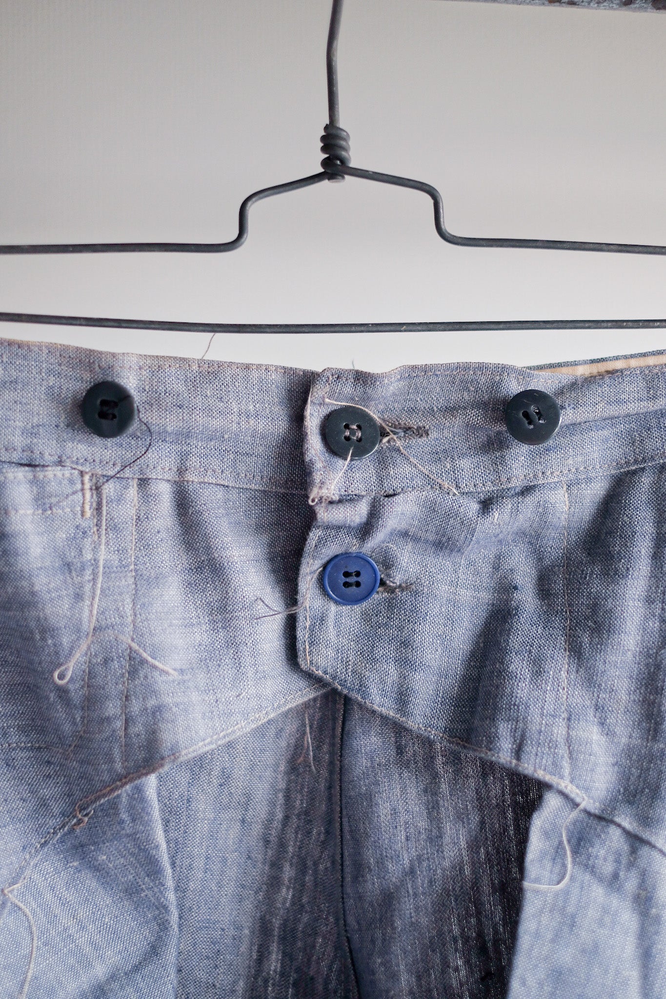 ［~50's］French Navy Ramie Linen Sailor Pant
