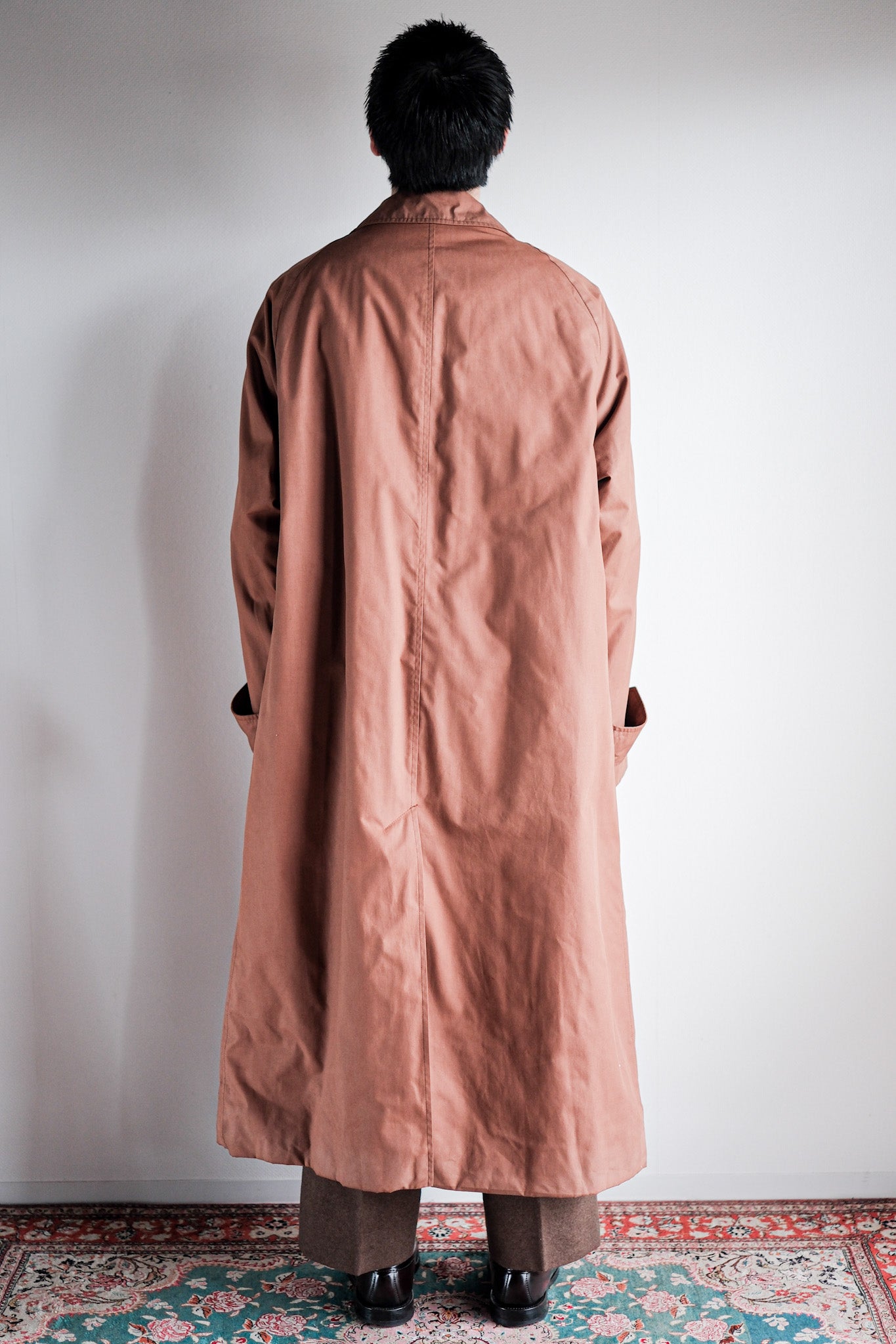 ［~80's］Vintage Aquascutum Single Raglan Soutien Collar Coat