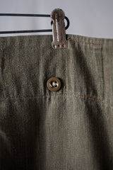 [~ 50's] British Army Green Denim Battledress กางเกง