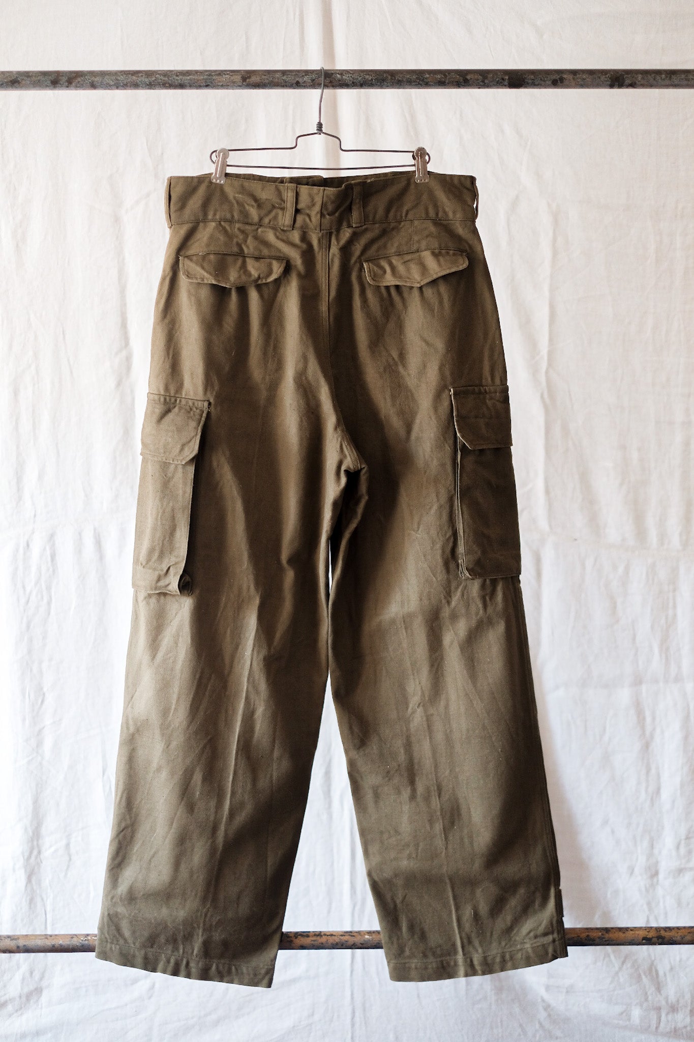 50's] French Army M47 Field Trousers Size.33