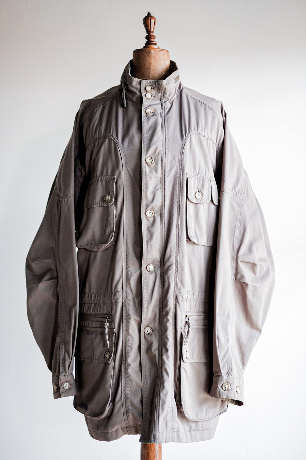 ［~90's］Willis&Geiger Bush Poplin Safari Jacket Size.L-TALL