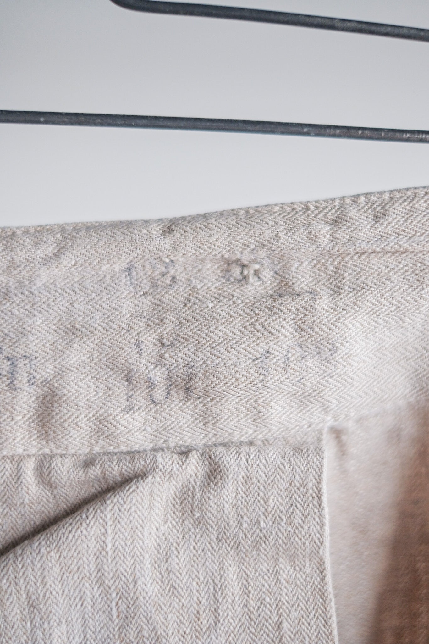 ［~40's］WW2 German Army Drillich HBT Linen Trousers
