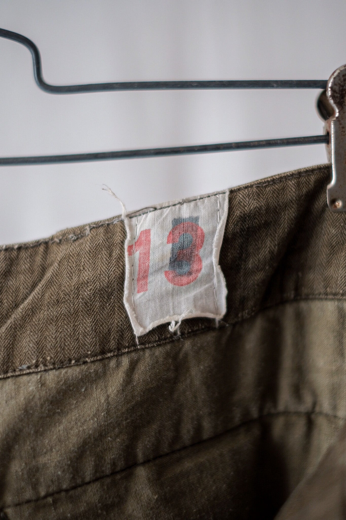 【~60's】French Army M47 Field Trousers Size.13