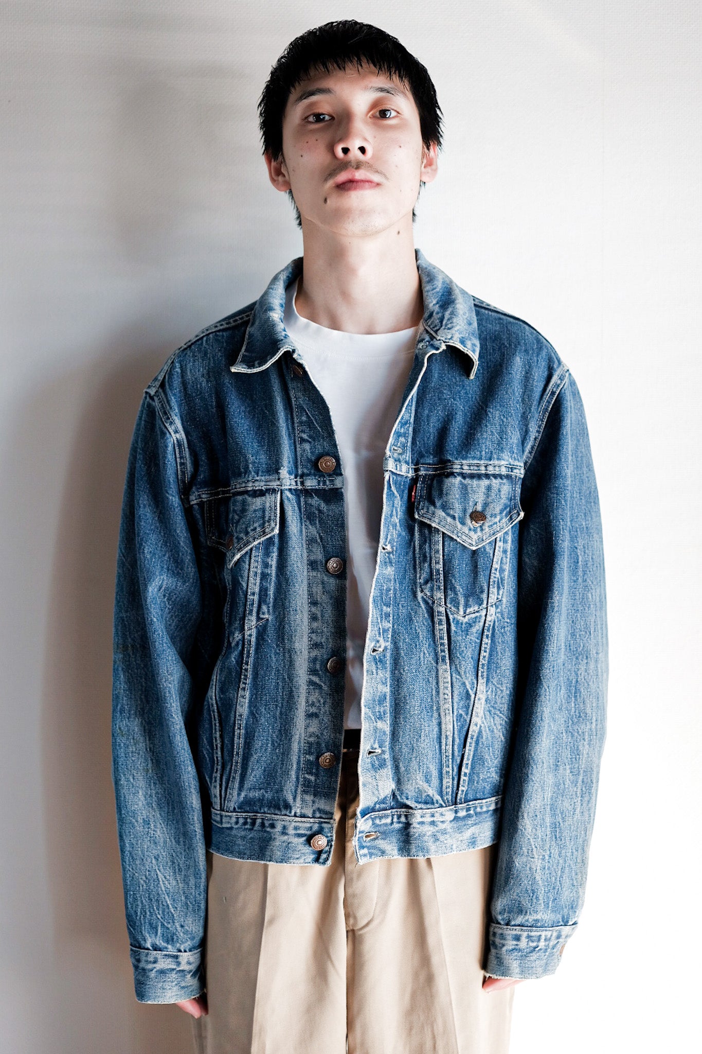 ［~60's］Vintage Levi's 557 Denim Jacket "Big E"