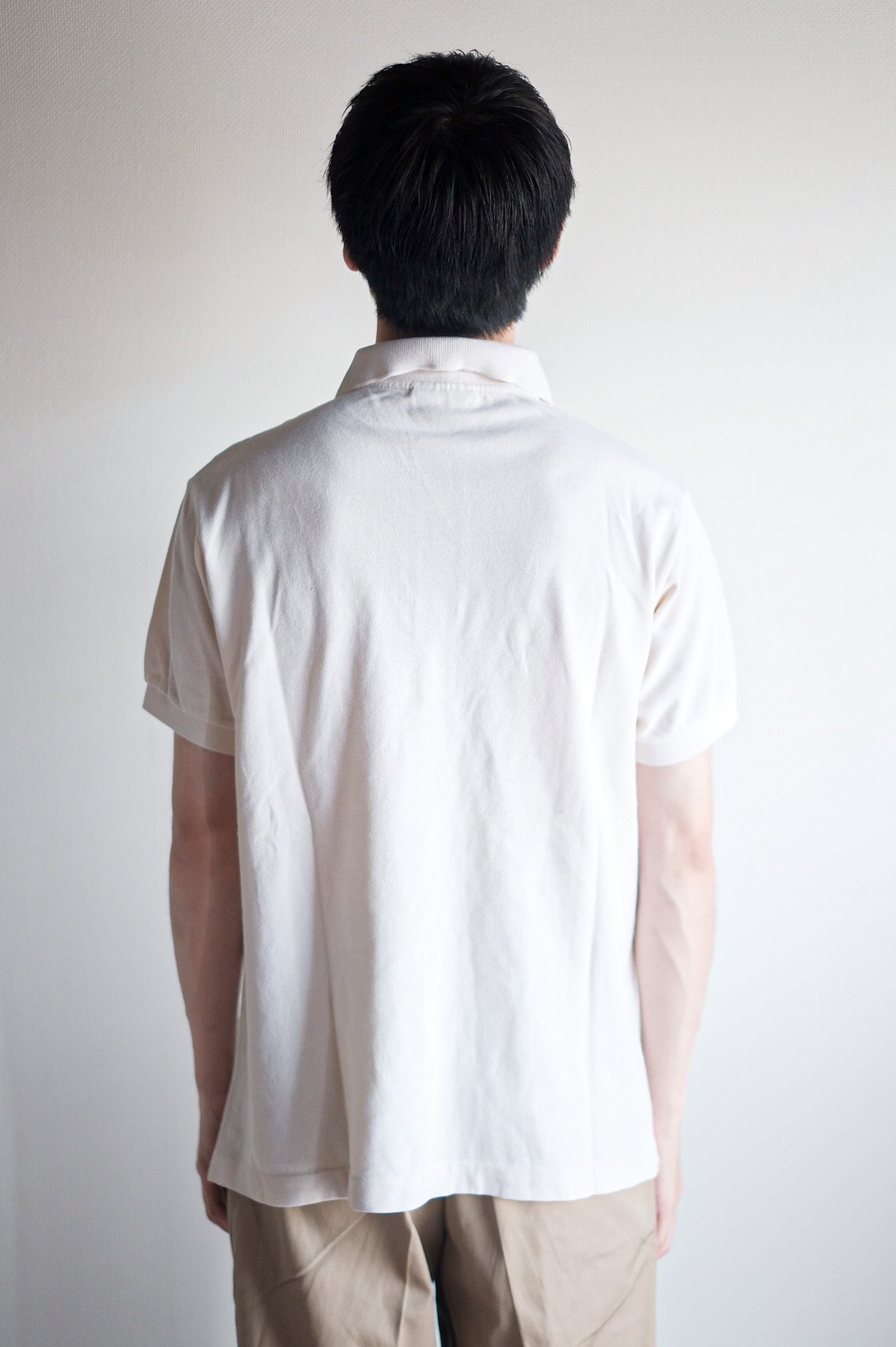 ［~80's］CHEMISE LACOSTE S/S Polo Shirt Size.4 "Ecru"