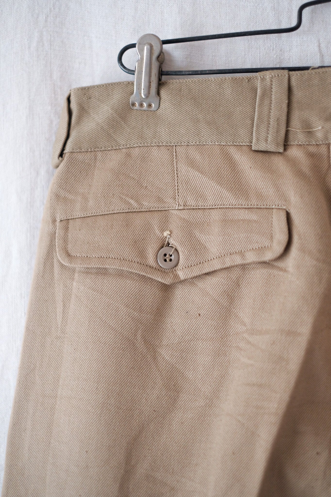 [〜60年代]法國軍隊M52 Chino褲子的大小。21“死股”