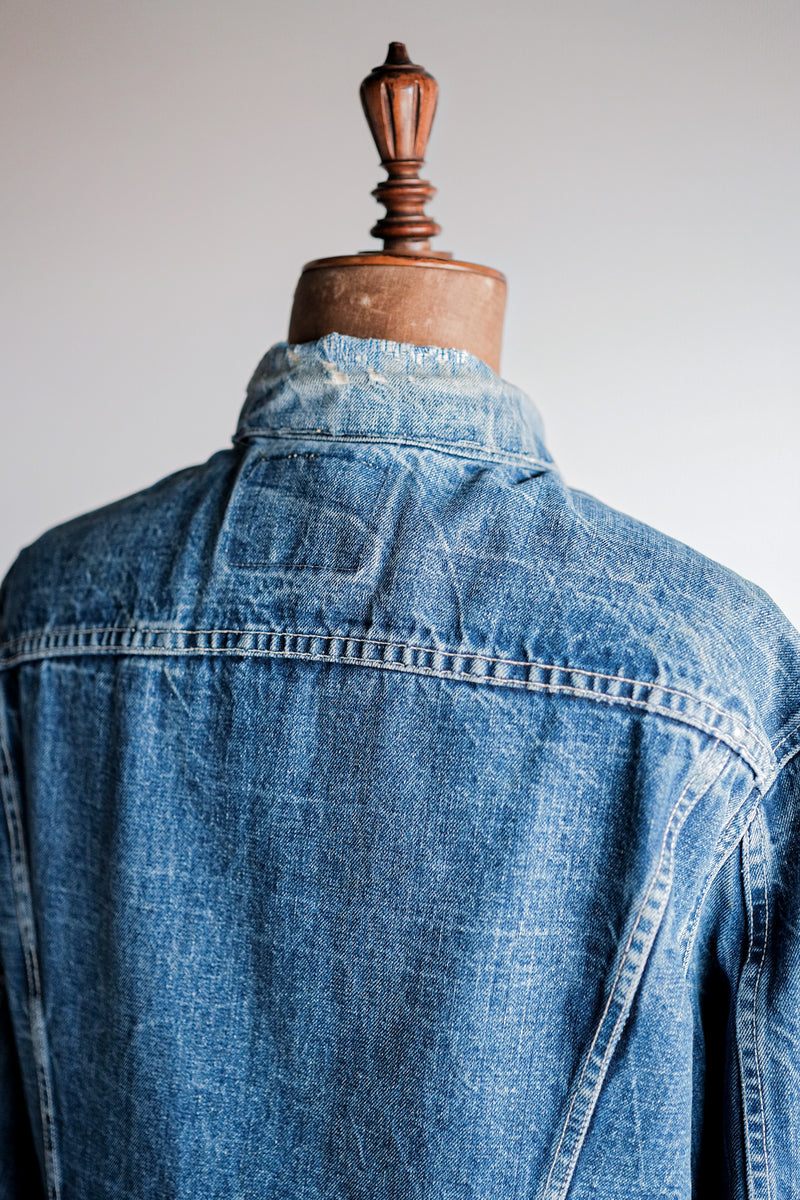[~ 60's] แจ็คเก็ตยีนส์ 557 ยีนส์ของ Levi Vintage "Big E" ของ Levi 557