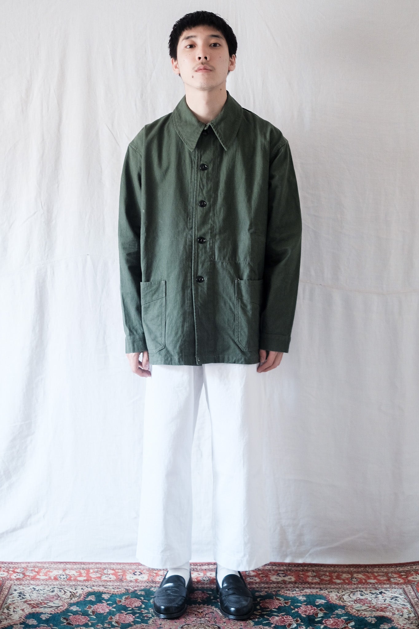 【~50's】French Army Bourgeron Jacket