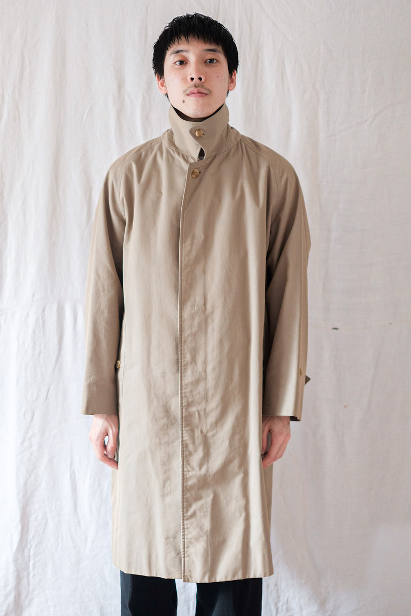 80's] Vintage Burberry Single Single Raglan Balmacaan Coat C100