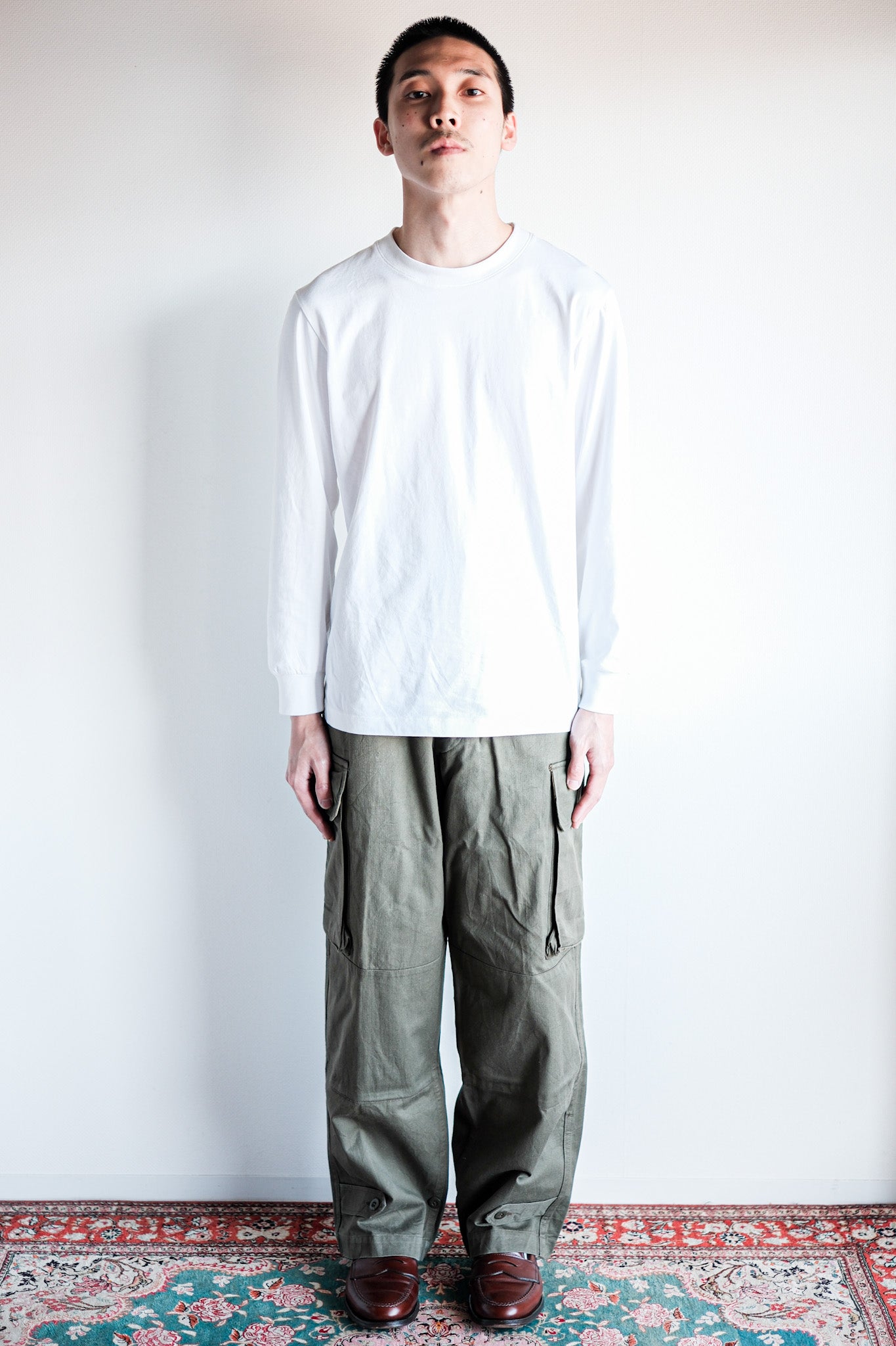 ［~60's］French Army M47 Field Trousers Size.23
