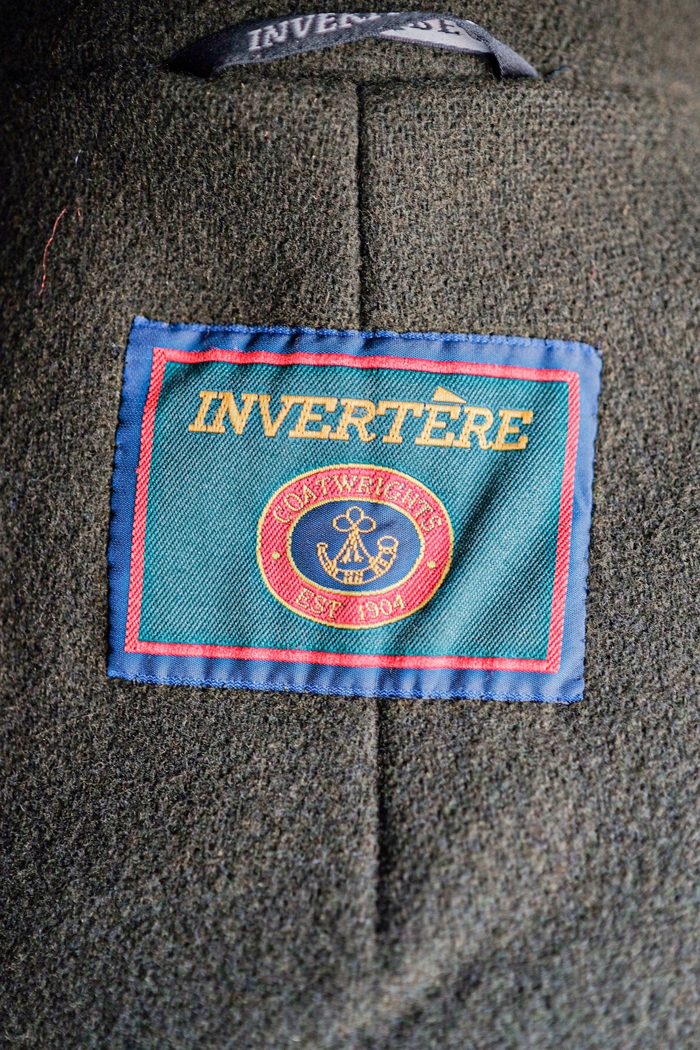 ［~90's］Old INVERTERE Wool Duffle Coat "Moorbrook"