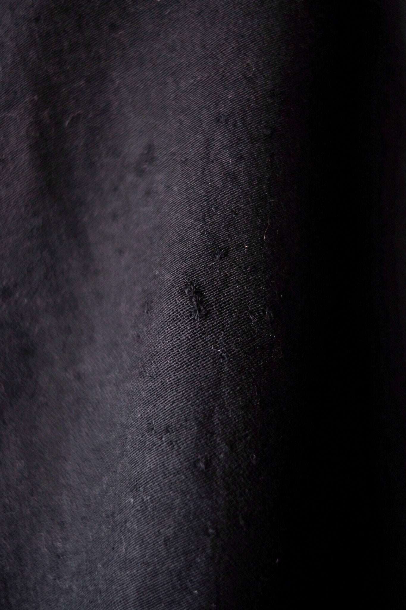 [〜40年代]法國復古黑色摩爾斯爺爺襯衫