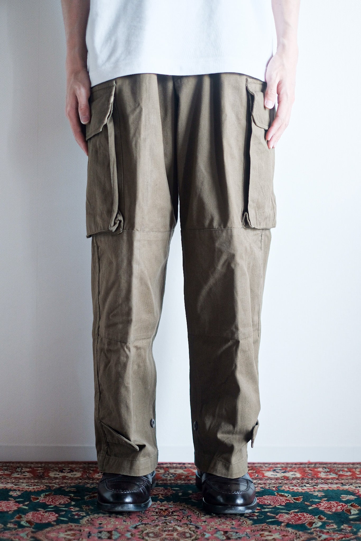 60's] French Army M47 Field Trousers Size.13 Dead Stock