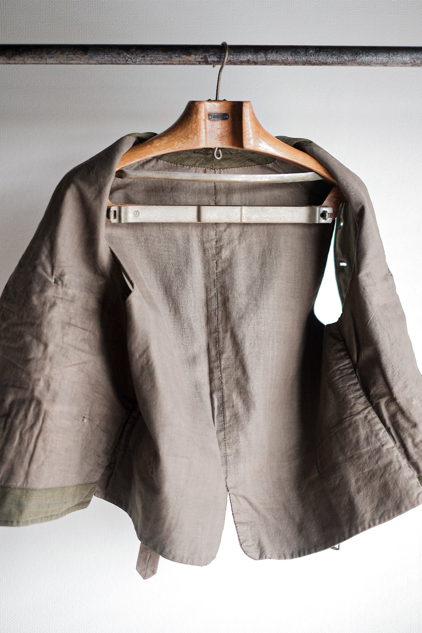 ［~20's］French Vintage Moss Green Hunting Gilet & Jodhpurs "Au Louvre"