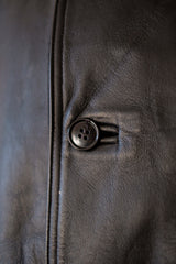 [~ 50's] แจ็คเก็ตหนัง LE Corbusier Vintage French Vintage "Collar Wool" "Dead Stock"