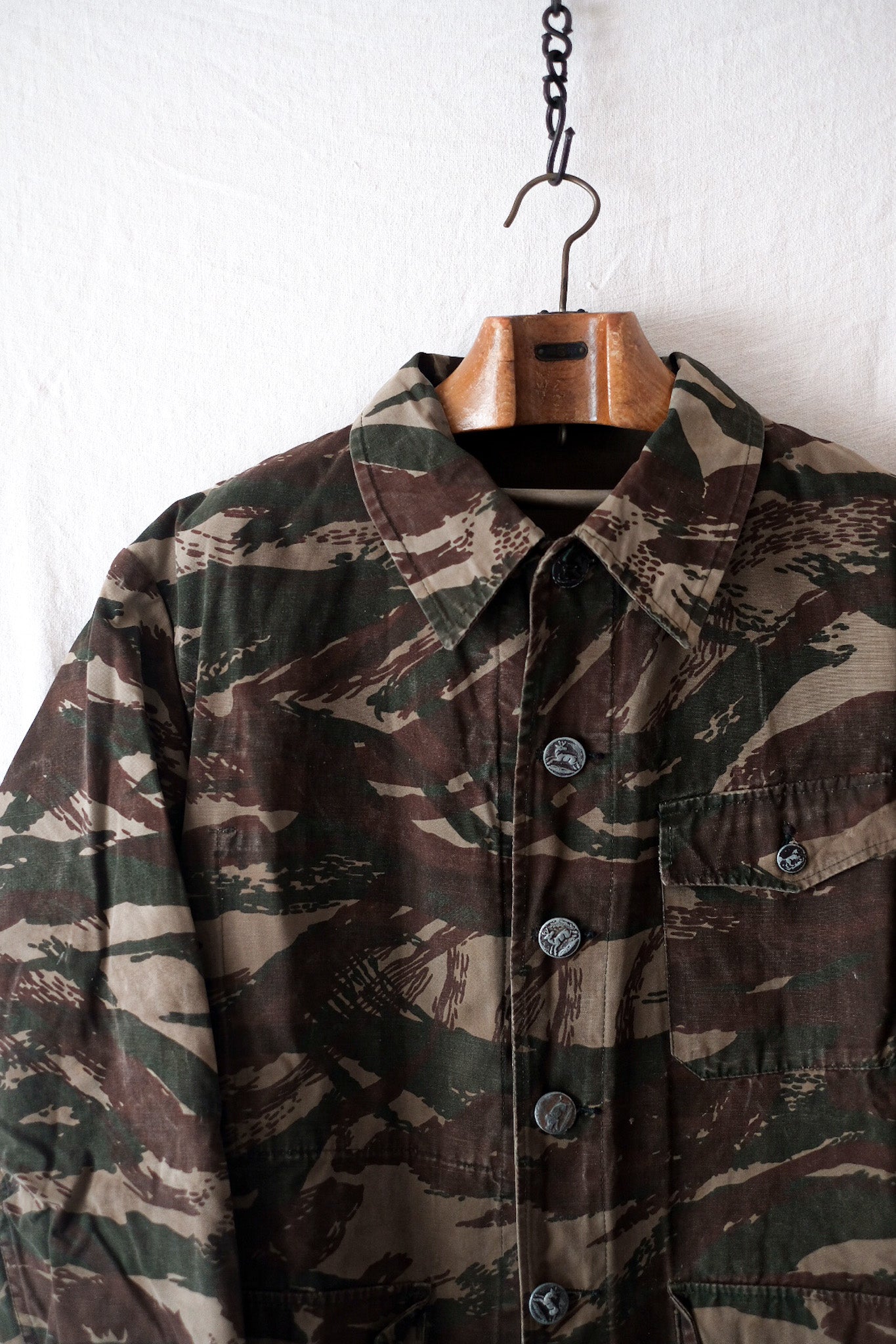 [~ 40's] French Vintage Camouflage Hunting Jacket