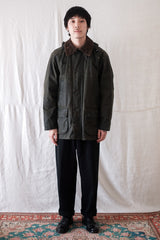 【~90's】Vintage Barbour "BEDALE" 3 Crest Size.38