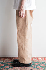 【~30's】French Vintage Cotton Canvas Work Pants