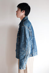 [~ 60's] ขนาดแจ็คเก็ตยีนส์ 559xx ของ Vintage Levi ขนาด 44 "รับประกัน"