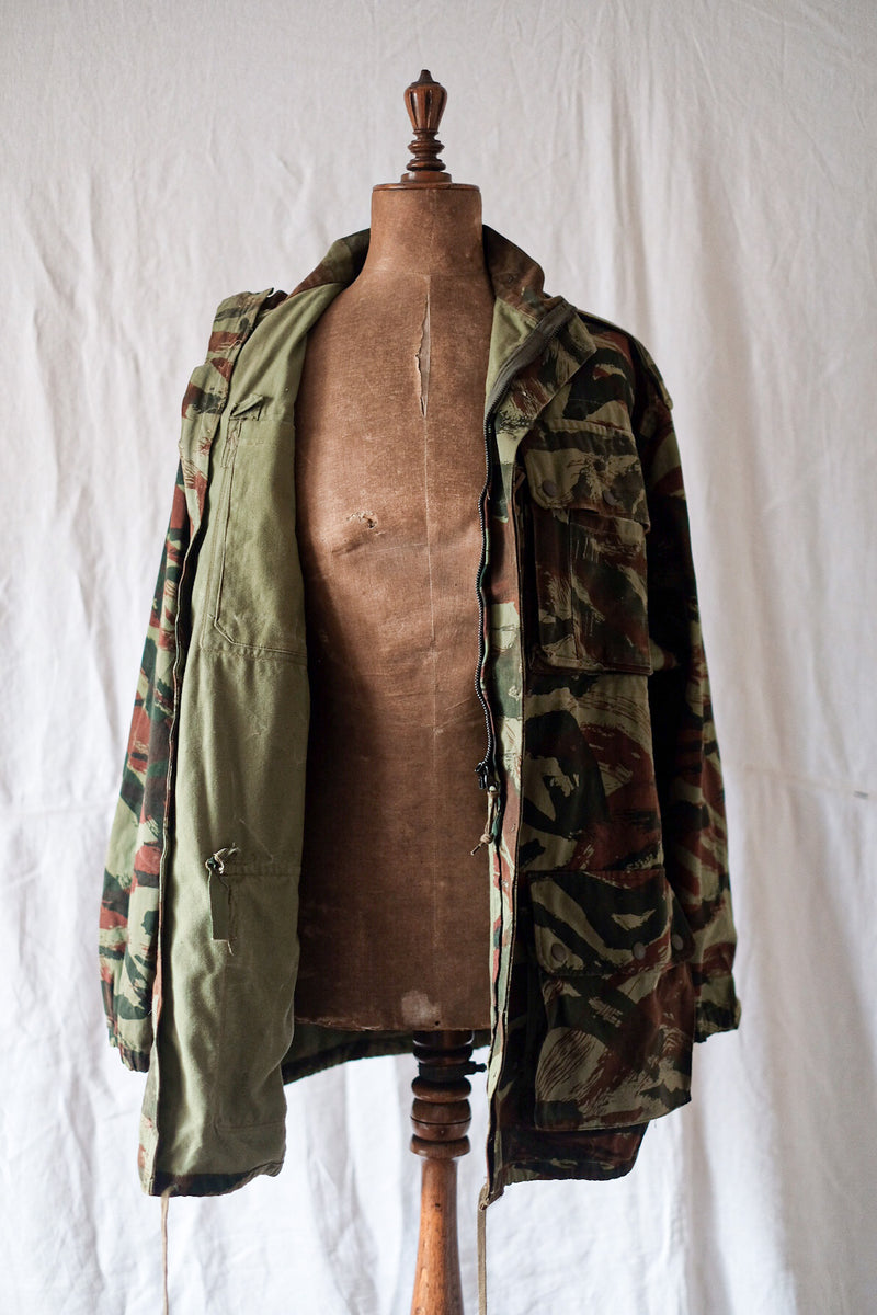 [~ 60's] Armée française Lizard Camo Paratrooper veste – VIEUX ET NOUVEAU