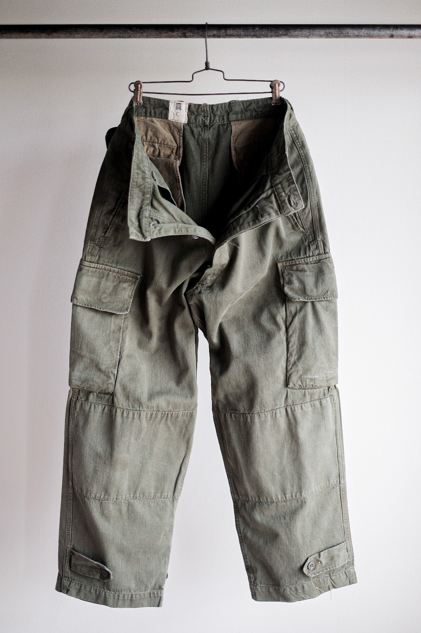 [~ 60's] French Air Force M47 Taille des pantalons de terrain.84c