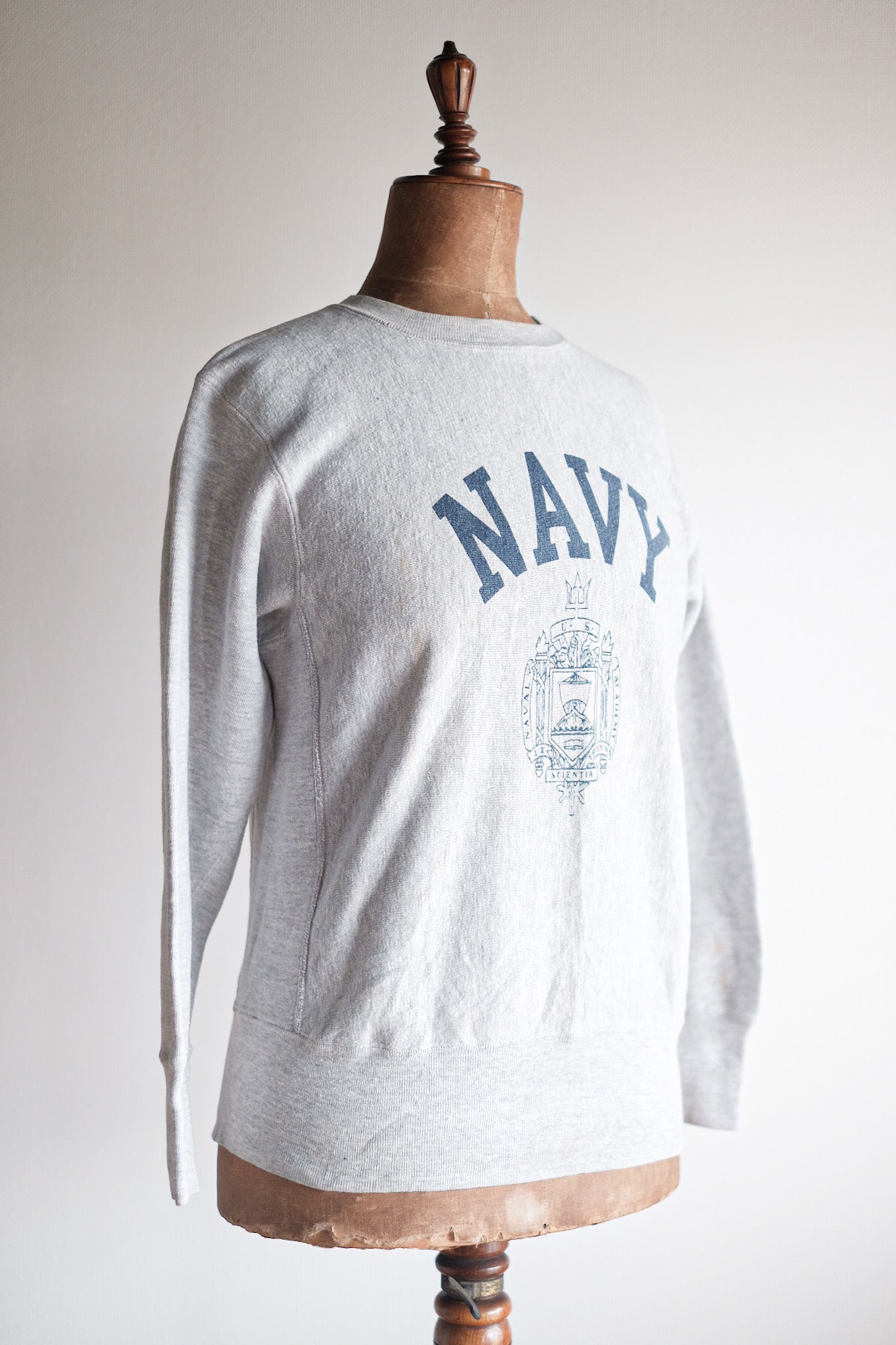 ［~80's］Vintage Champion Reverse Weave Sweatshirt "USNA"